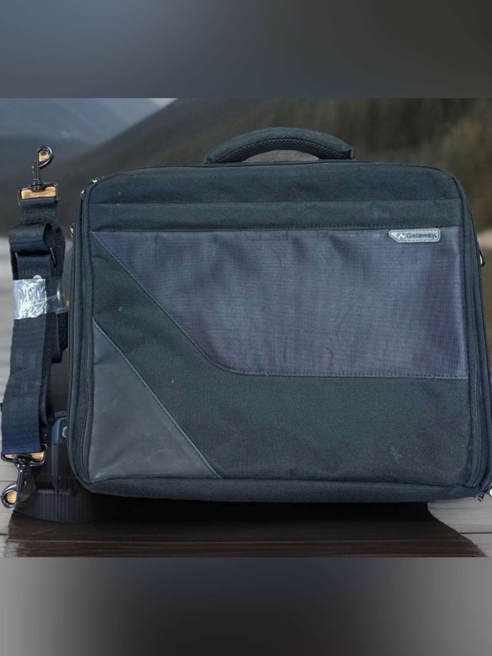 VTG Gateway TM Deluxe Laptop Computer Black Carrying Case Bag Nice